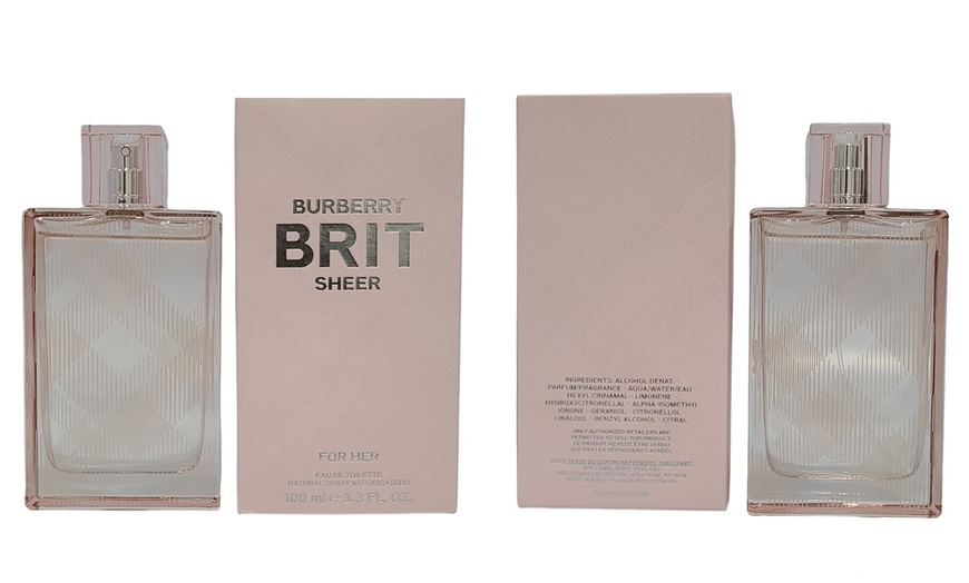 Image 3: Burberry Brit Sheer For Her 3.3 oz / 100 ml Eau De Toilette Spray For women
