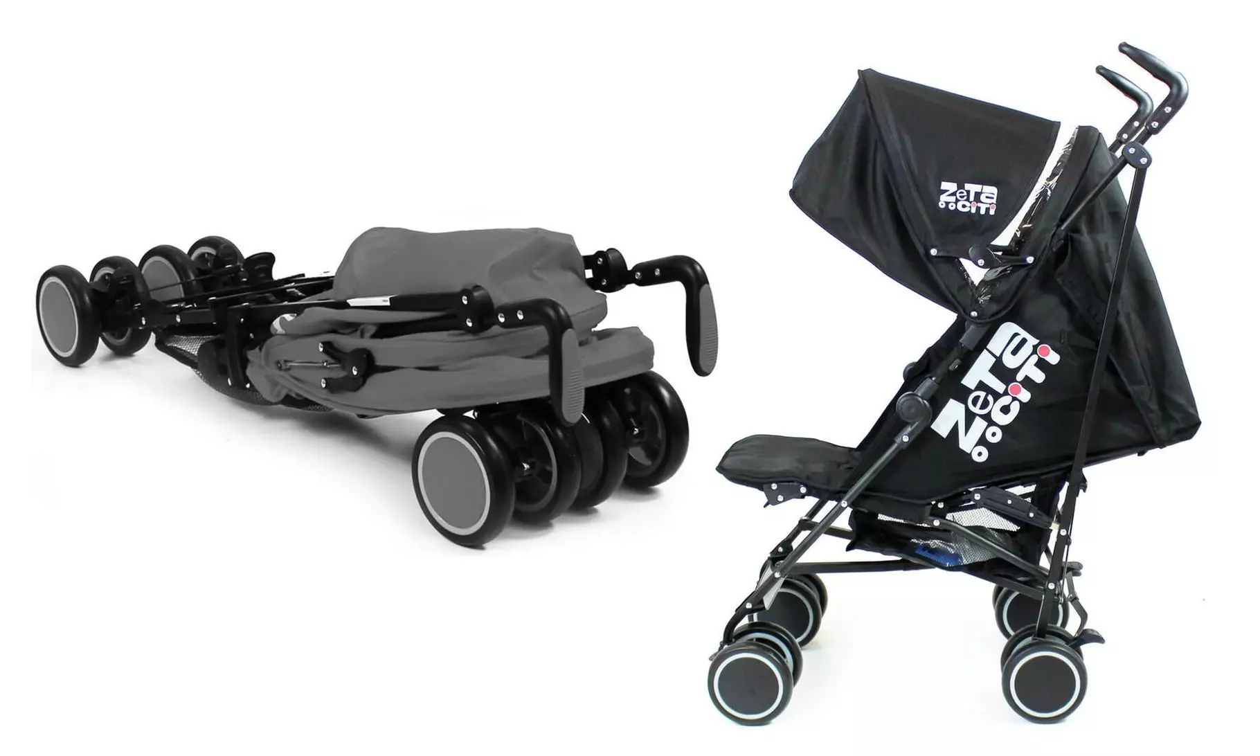 Zeta CiTi Stroller From Birth to 15kg (Black) - Image 2