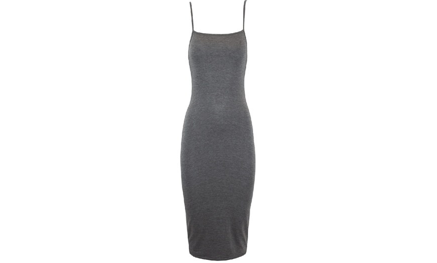 Image 4: Sleeveless Strappy Bodycon Dress