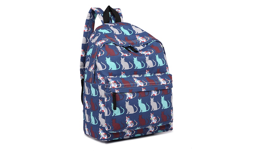 Image 9: Großer Rucksack mit Print