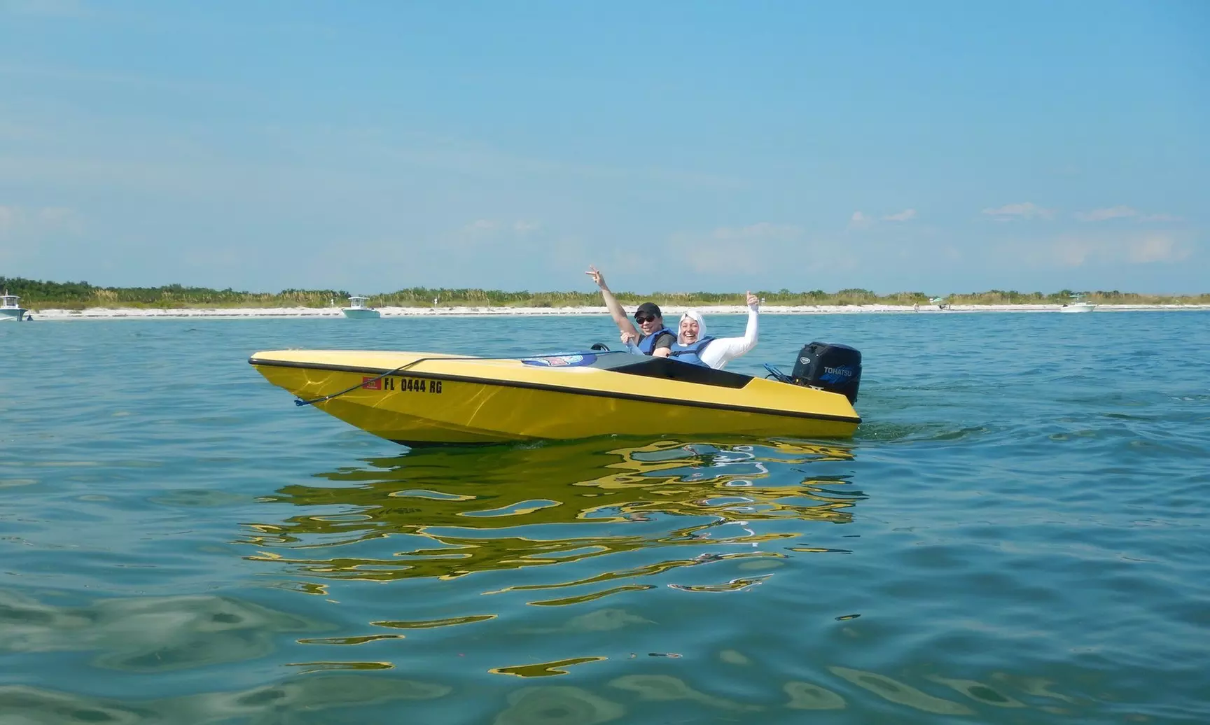Discover Tampa Speed Boat Adventures: Solo or Double Passenger Boats, up to 10% off thrilling experiences on the water - Primary Image