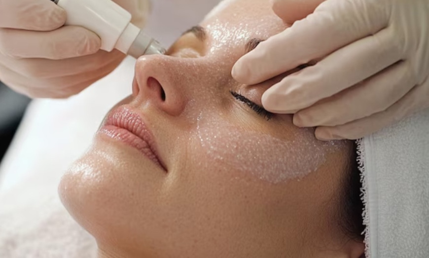 Image 1: Rejuvenate Your Skin w/ Microdermabrasion Facial w/ Optional Glow Peel