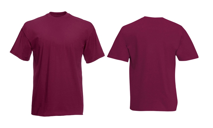 Image 3: Men's Plain T-Shirt