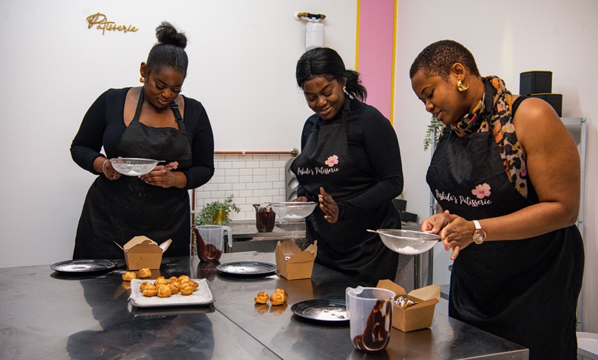 Image 21: French Macaron or Chocolate Profiteroles Baking Classes for 1 or 2