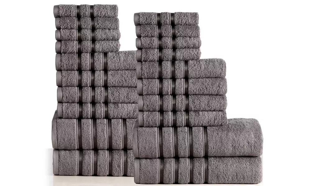 Panache Home Collection 100% Combed Cotton Towel Set (20-Piece) - Primary Image