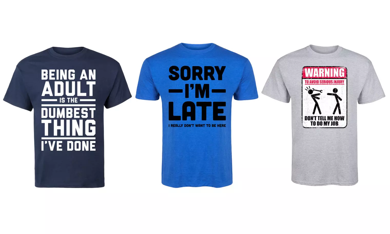 Men's Work Humor Tee - Primary Image