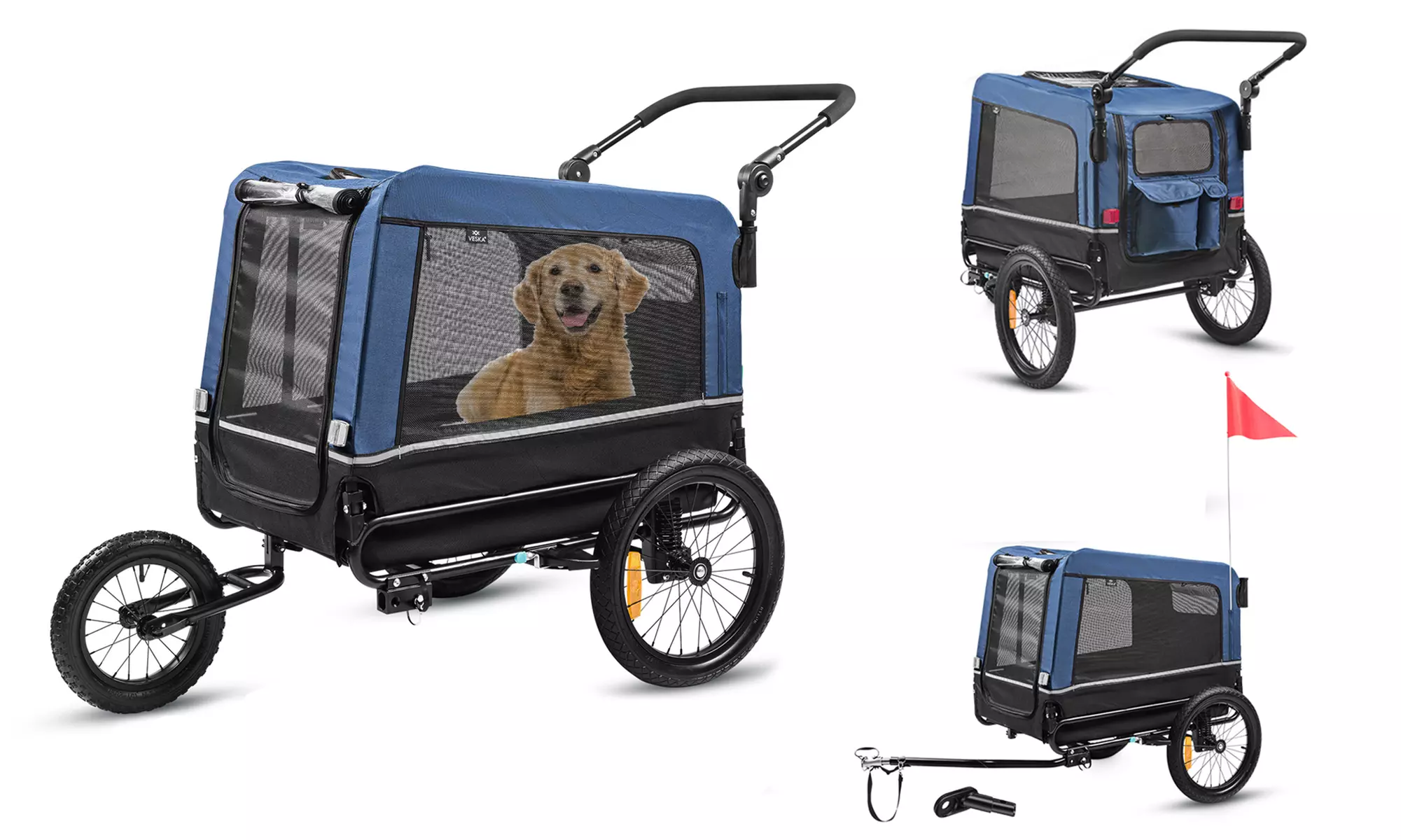 Veska® 3-in-1 hondenkar