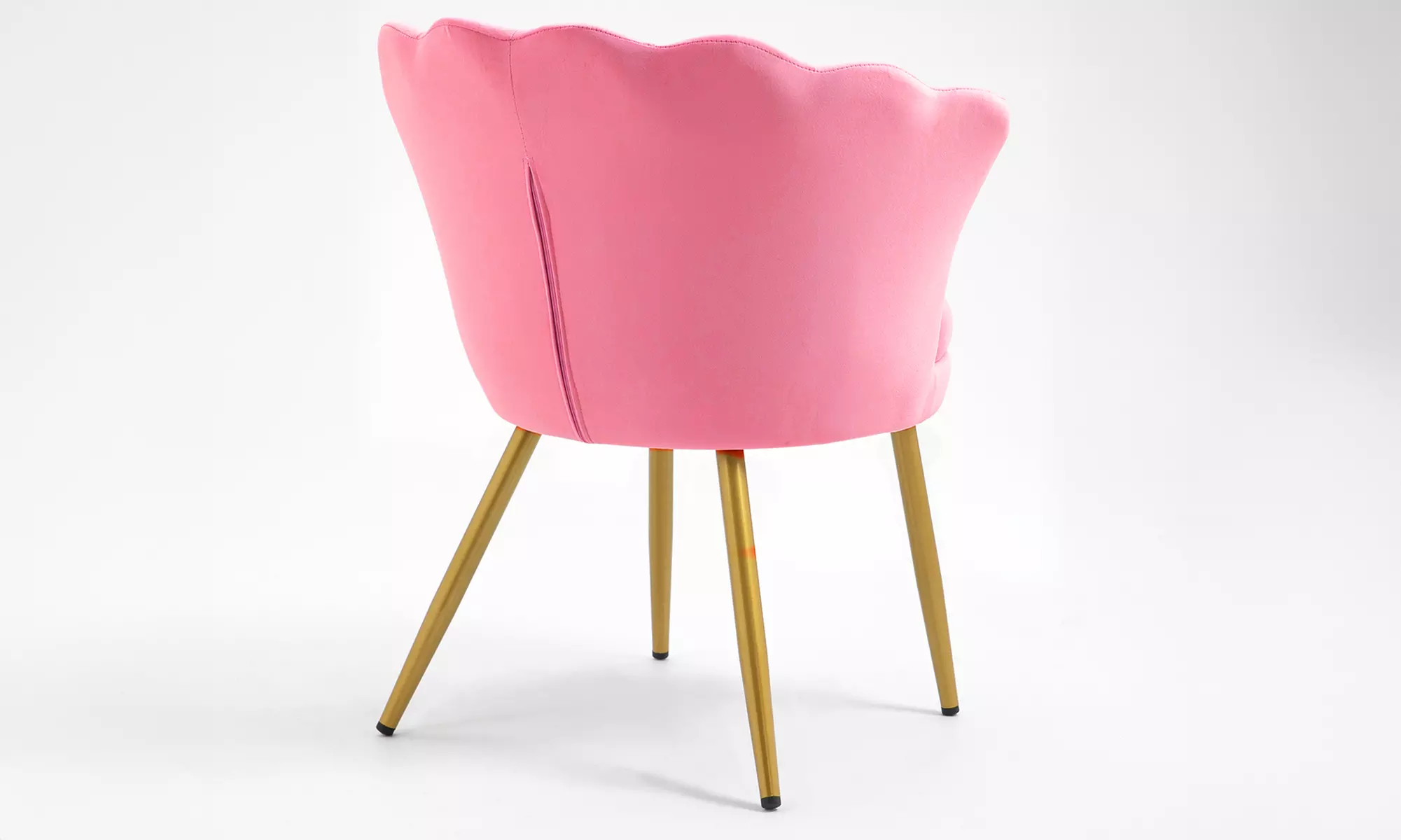 Poltroncina a conchiglia Maddina in velluto