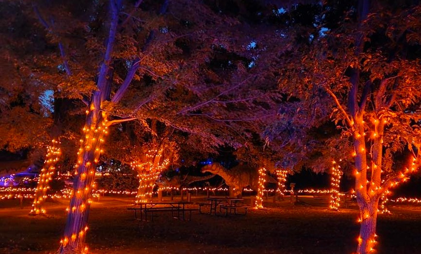 Image 4: Admission to the Annual Dinos in the Dark Halloween Event; For All Age