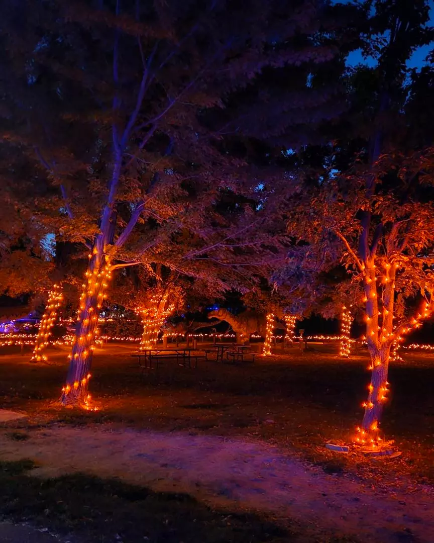 Admission to the Annual Dinos in the Dark Halloween Event; For All Age