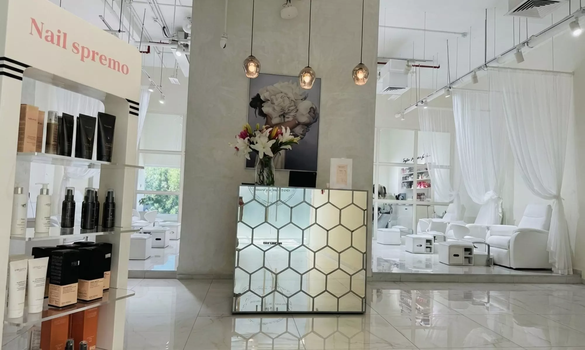 Classic Mani-Pedi, Full Face Threading & Eyebrow Shaping