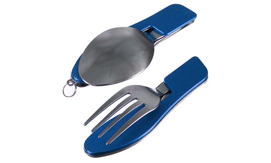 Image 5: Folding Camping Cutlery