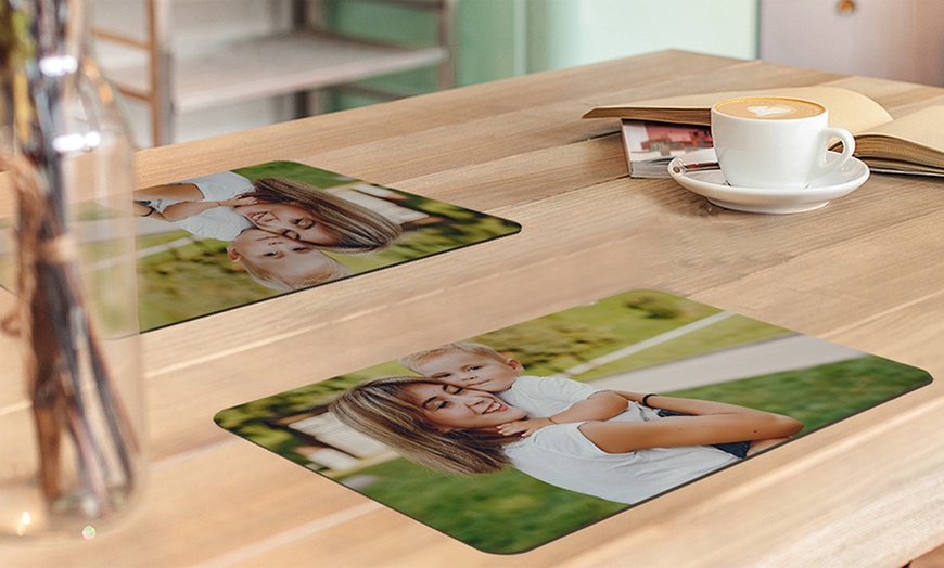 Image 4: Gepersonaliseerde placemat van vinyl met je foto