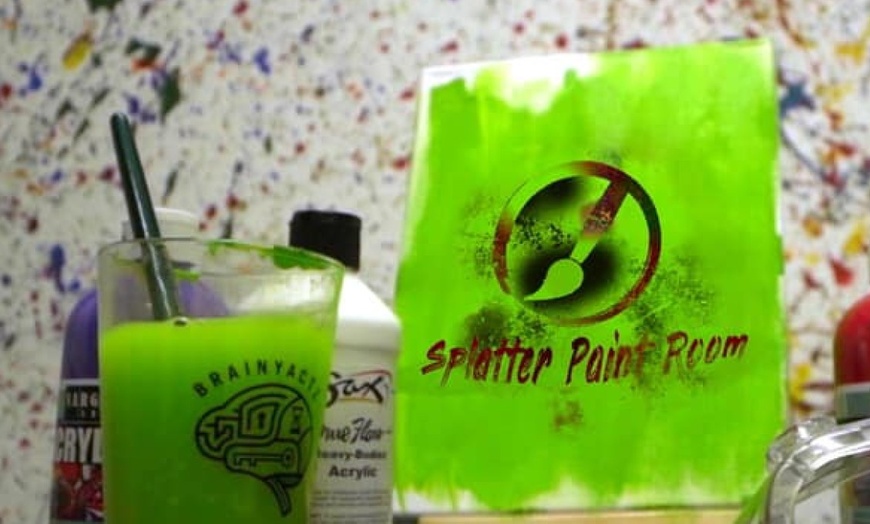 Image 2: Splatter Paint Experience w/ Festive Theme Options in San Diego, CA