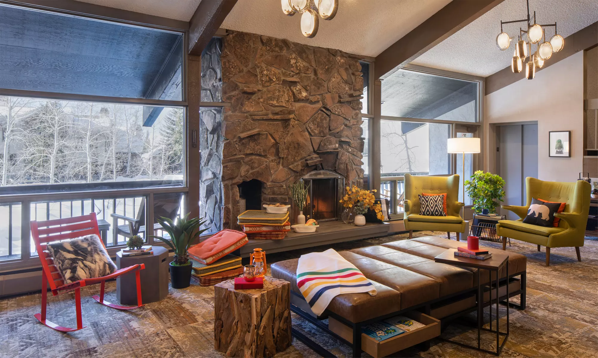 Modern mountain stay steps from the slopes