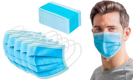 50 mascherine protettive usa e getta a 3 strati