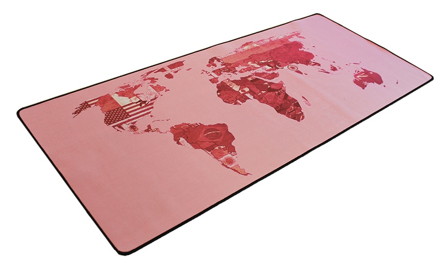 Image 14: World Map Mouse Mat Pad