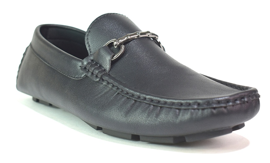 Image 17: Leather Slip-On Shoes