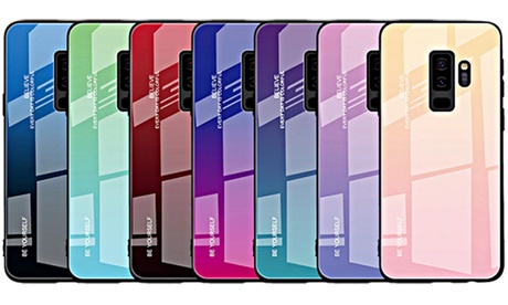 Cover e vetro temprato per Samsung Galaxy S10 Plus/S10e/S10/S9 Plus/S9/S8 Plus/S8, disponibile in vari colori