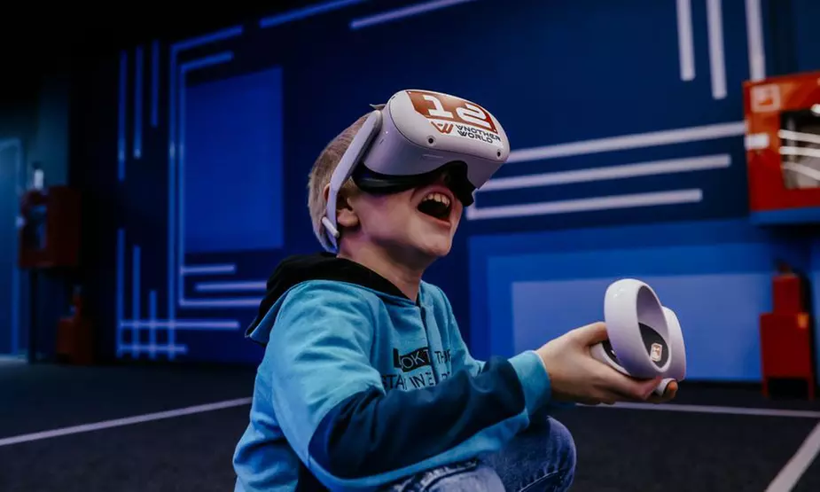 Dive into a Virtual Reality Gaming Experience for Up to Four People