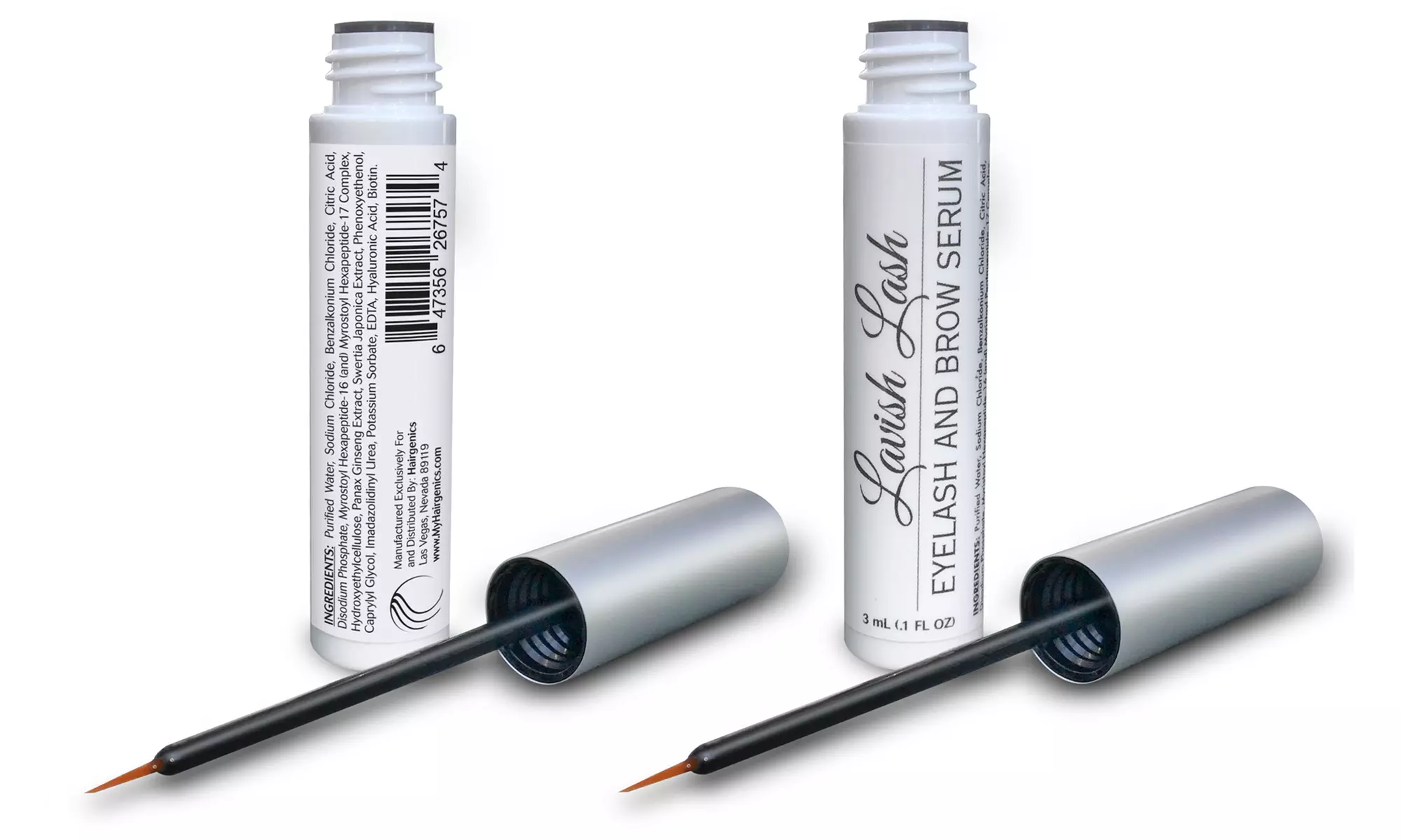 Hairgenics Lavish Lash Eyelash and Eyebrow Growth Serum (0.1 Fl. Oz.) - Primary Image