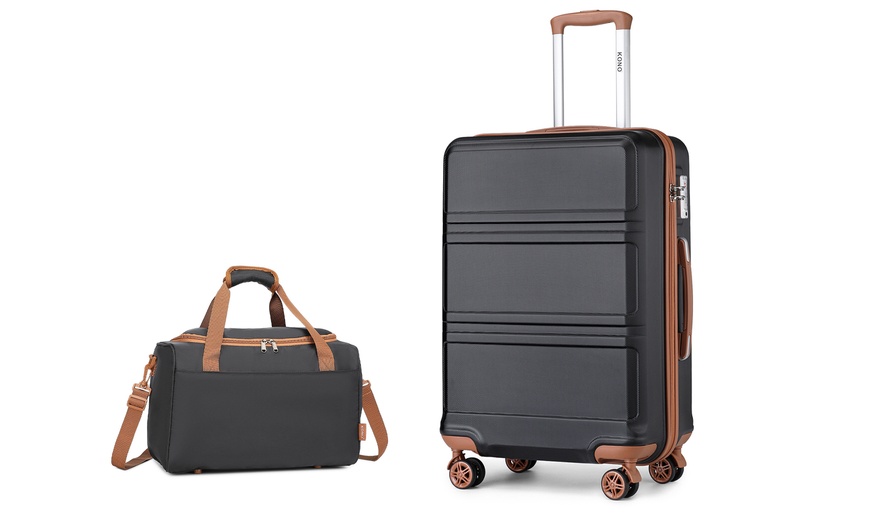 Image 8: Set van een harde koffer en bijpassende zachte cabin bag