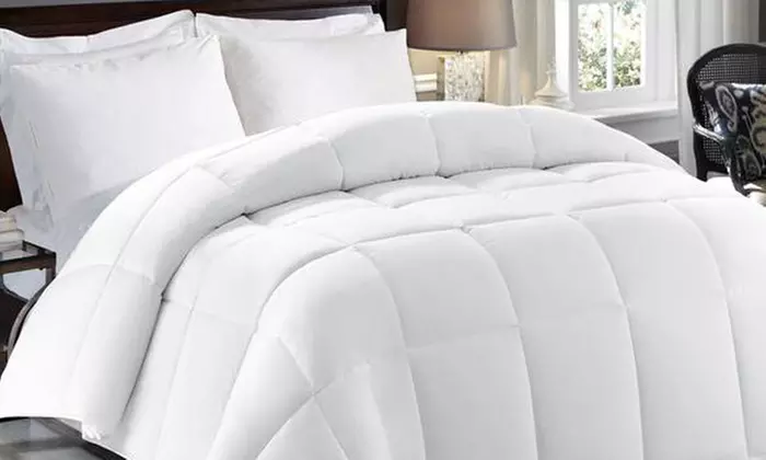 Hotel Grand 300TC Sateen Cotton Down-Alternative Comforter - Primary Image