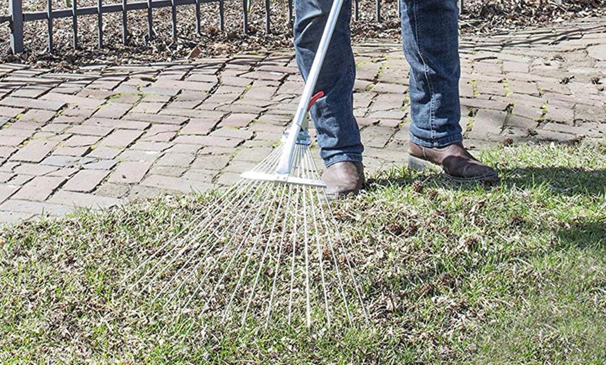 Image 1: Telescopic Garden Rake