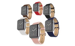 Waloo Leather Grain Apple Watch Replacement Band