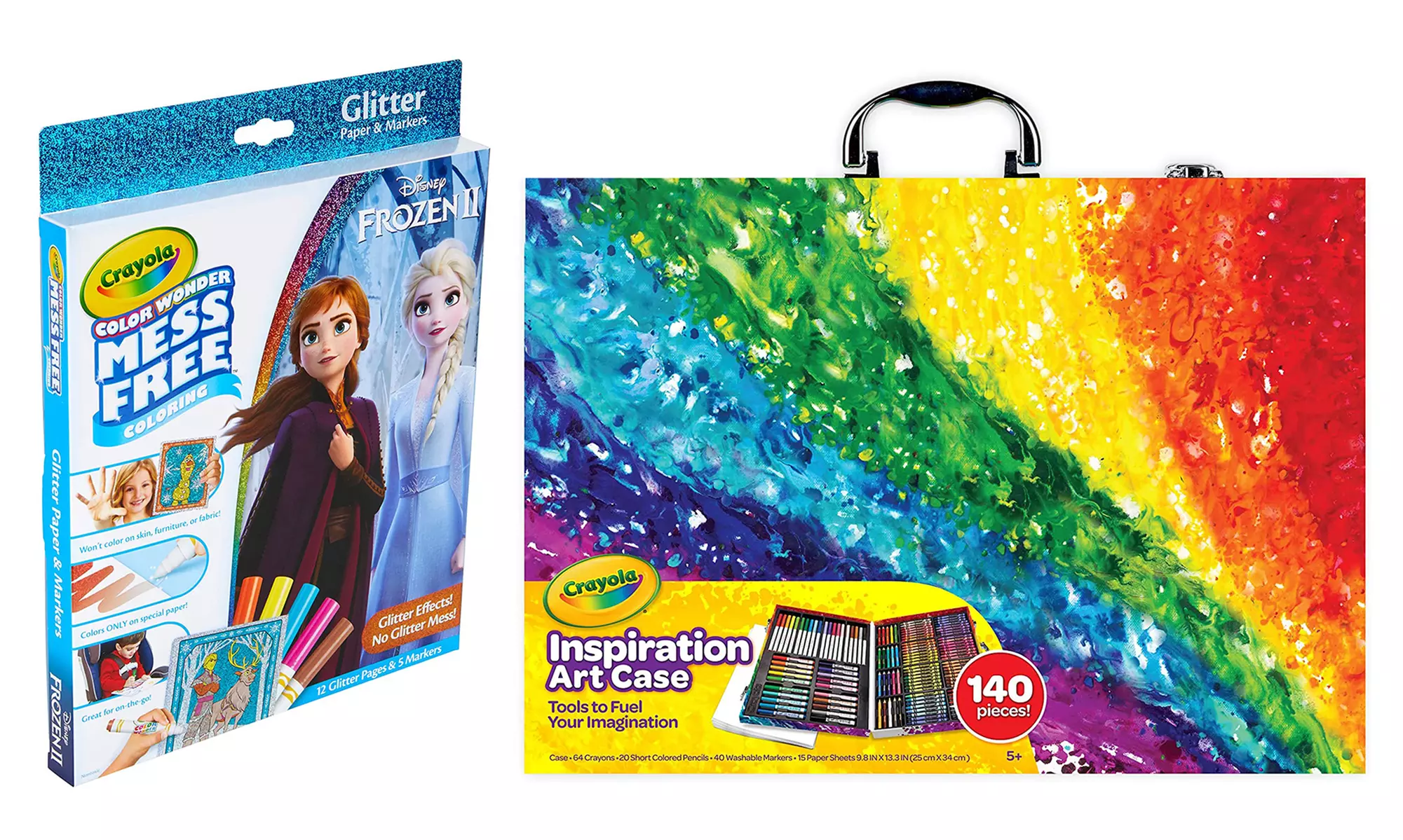 Crayola Creative Art Set: Inspiration Art Case or Frozen Colour Wonder Glitter Set - Primary Image