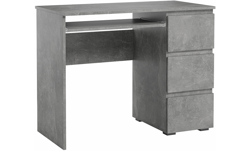 Image 2: Desk with Three Drawers