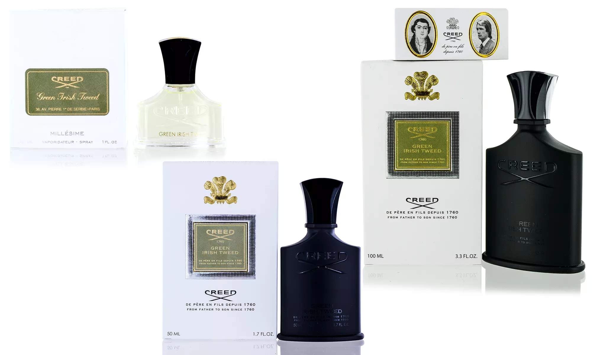 Creed Green Irish Tweed Eau de Parfum for Men (1, 1.7, or 3.3 Fl. Oz.) - Primary Image