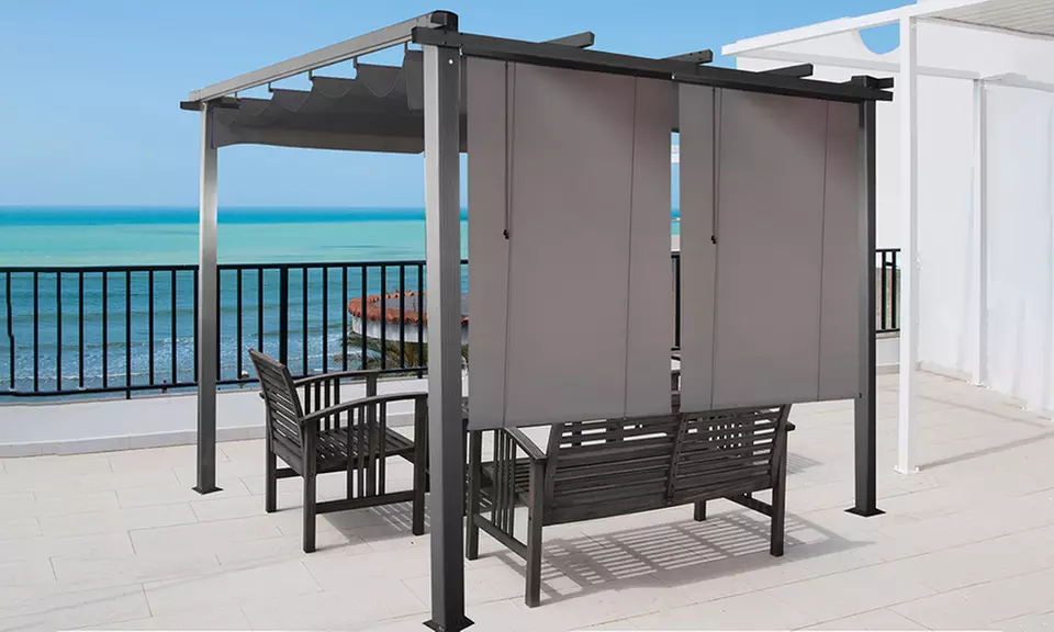 2 stores enrouleurs verticaux 140x200cm extérieurs Ideanature - Primary Image