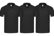Pack de 3 polos de hombre de manga corta hechos de algodón - Second Medium