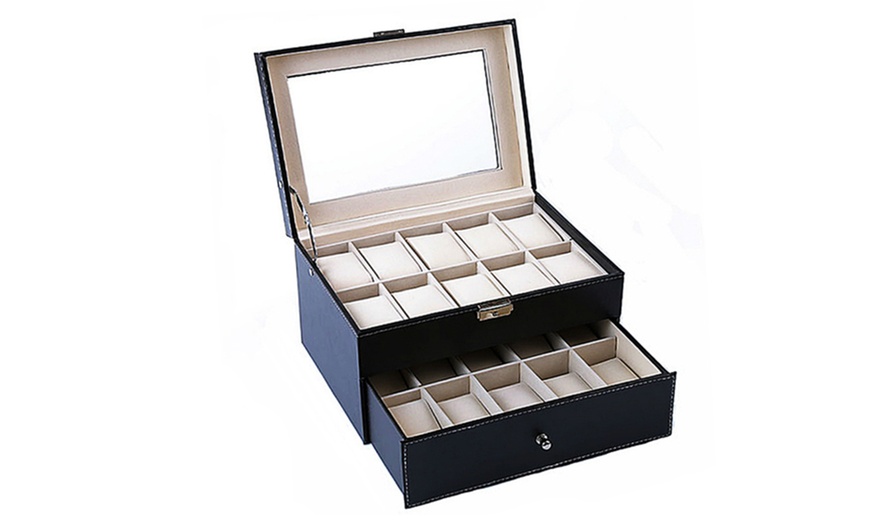 Image 4: 12 or 20-slot watch case