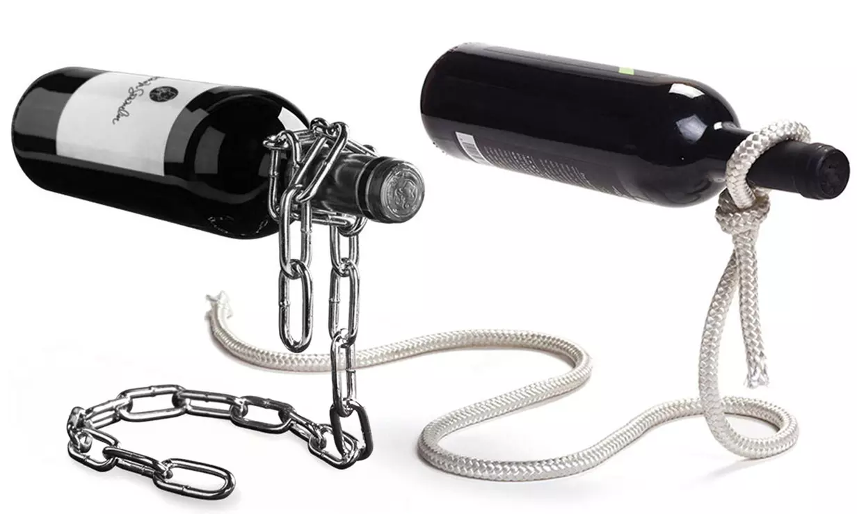 1 ou 2 porte bouteille corde ou chaîne - Primary Image