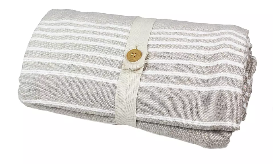 Sofabezug und Tagesdecke aus natürlicher recycelter Baumwolle