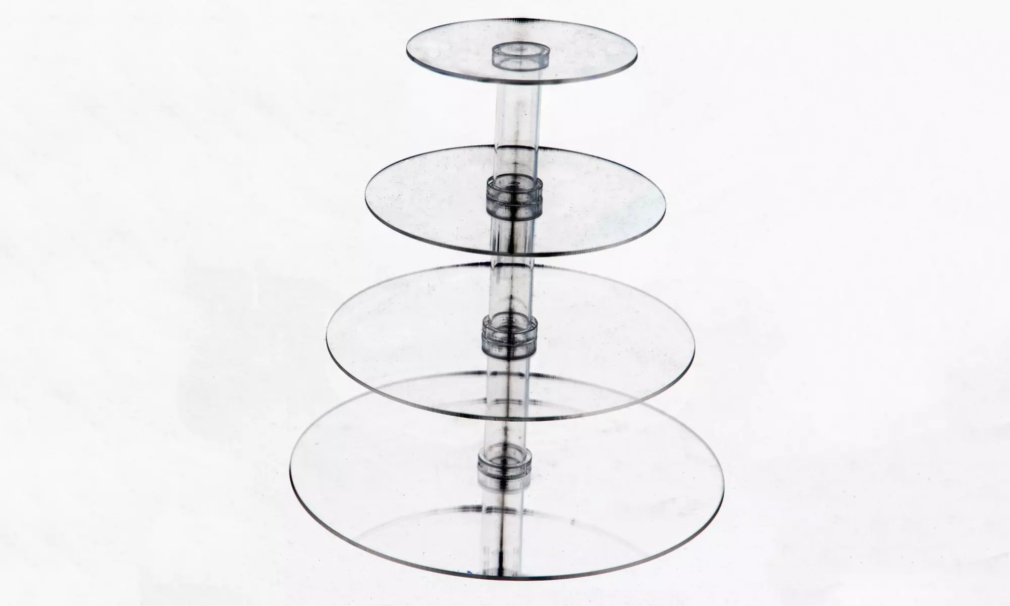 Utenlid 4-Tier Stacked Party Cupcake/Dessert Tower - Second Medium