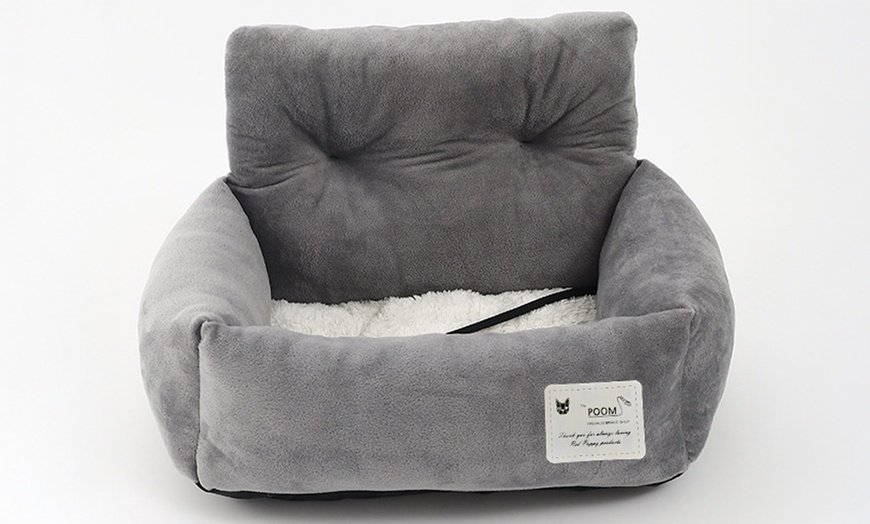 Image 2: Pet Backpack Carrier Expandable Dog Cat Travel Hiking Bag