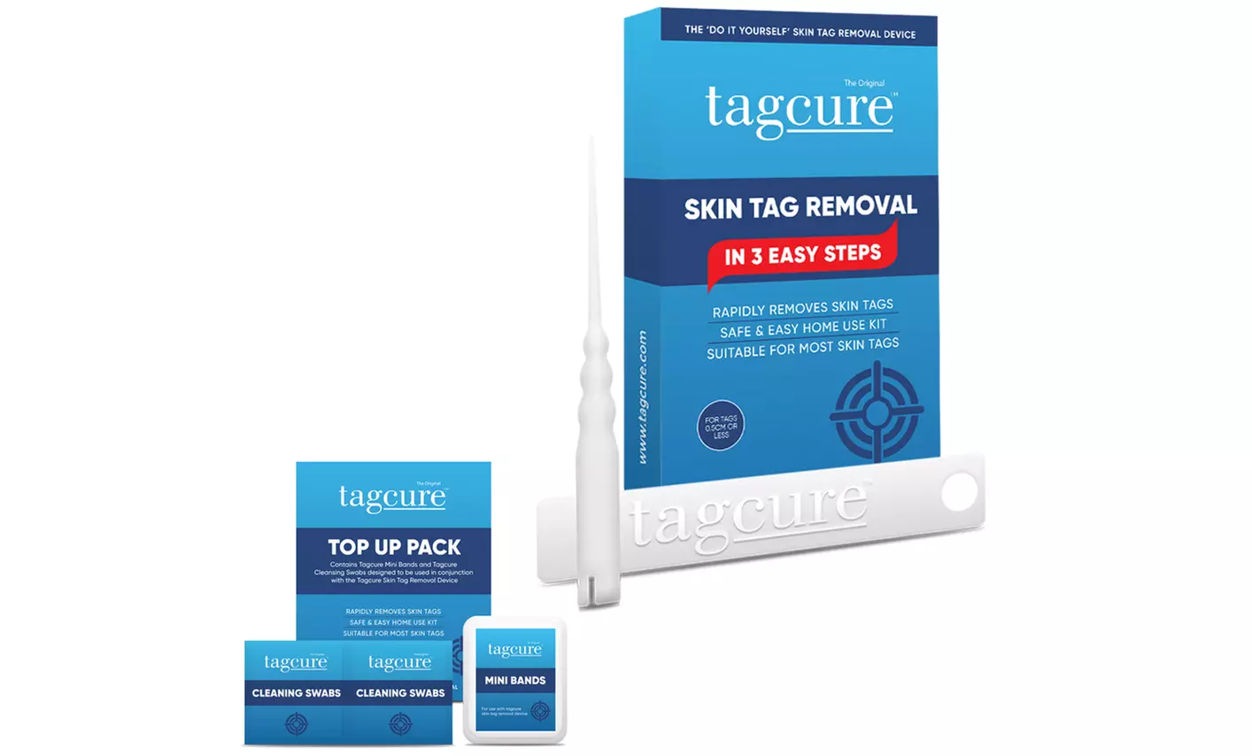 Tagcure kit voor het verwijderen van fibromen