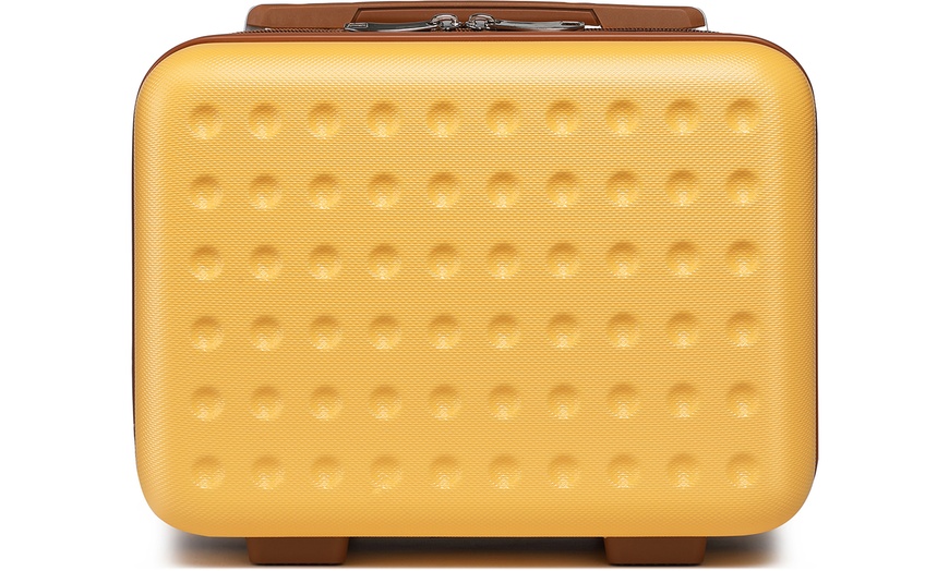 Image 26: One or Four Flexible Hard Shell ABS Suitcases