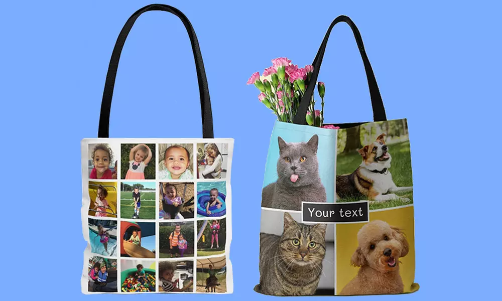 Foto-Collage-Tasche