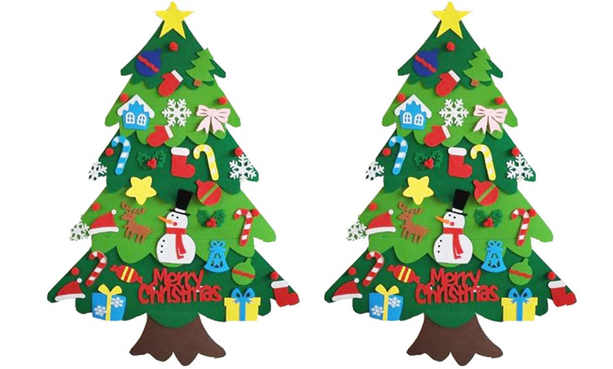 Image 5: DIY Felt Xmas Tree Christmas Ornaments Set for Kids
