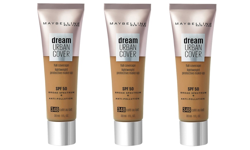 Image 12: Three-Pack of Maybelline Foundation