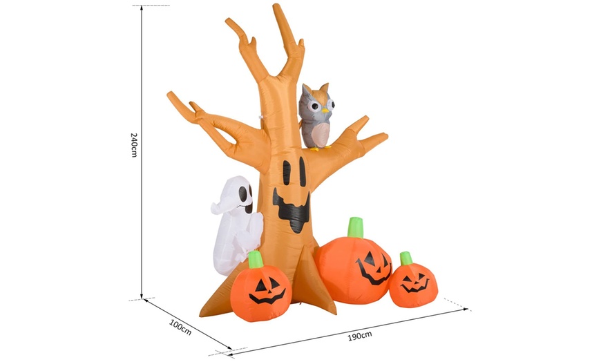 Image 10: HomCom Halloween Ghost Tree
