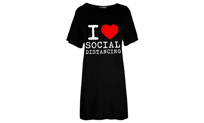 Image 2: I Love Social Distancing Dress