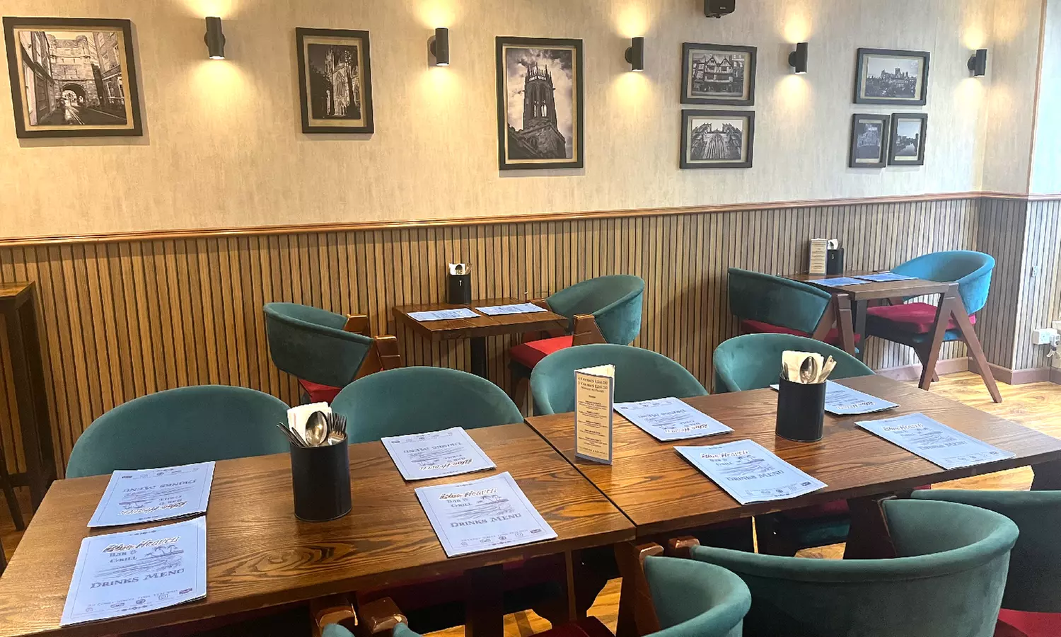 Savor Delicious Steak with Fries, Salad, Sauce and a Glass of Wine