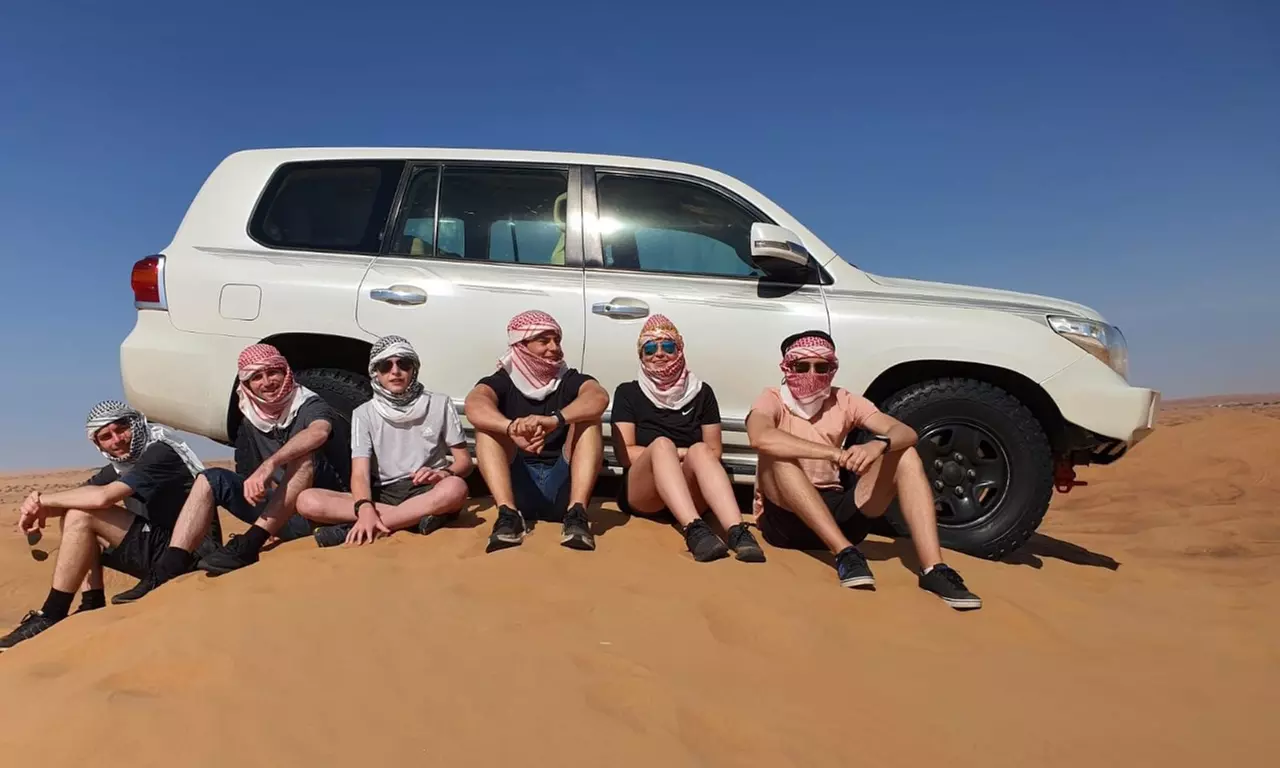 Desert Safari w/ Centralized Van w/ Optional 30-min Quad Bike, & More