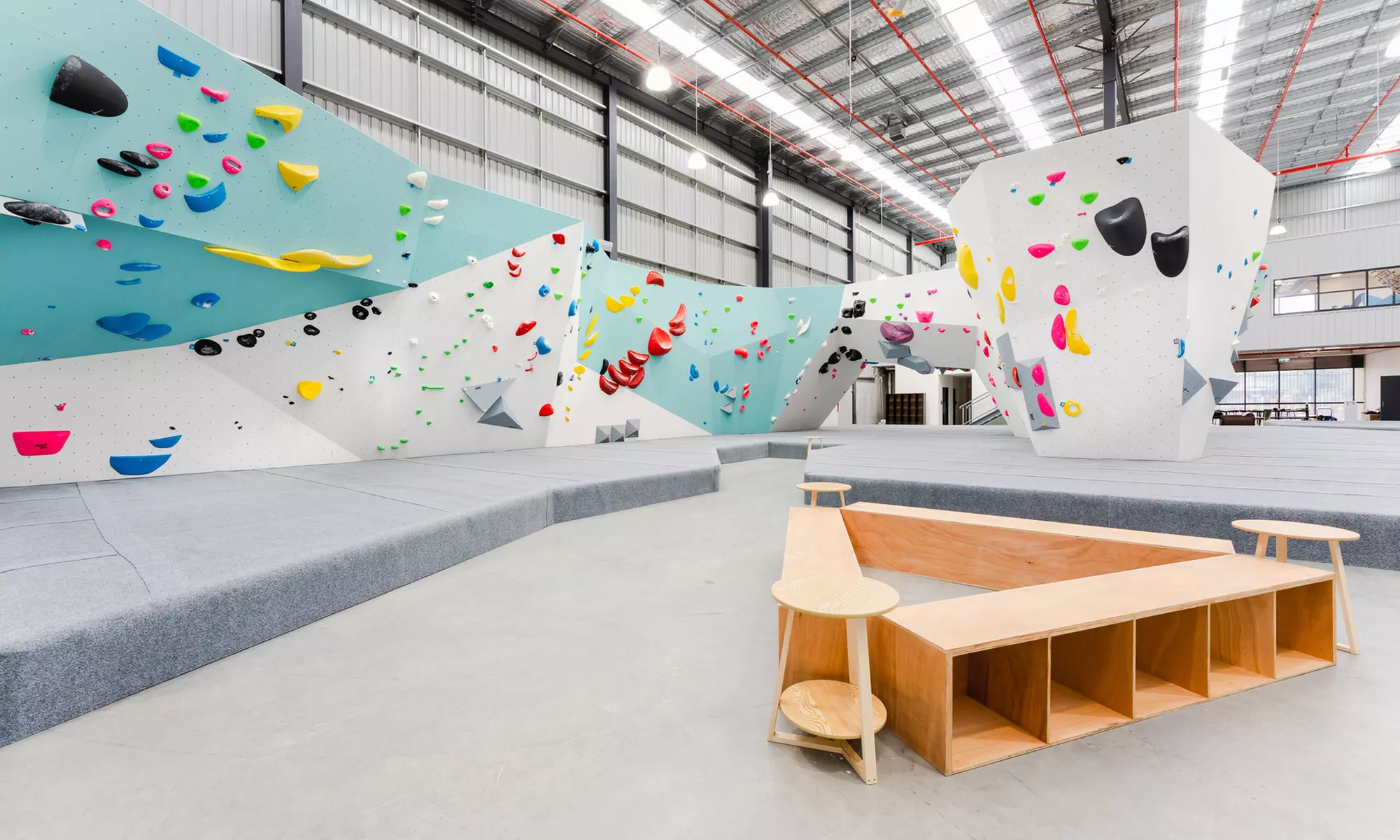Full day of bouldering with shoe rental at Beta One Bouldering Gym