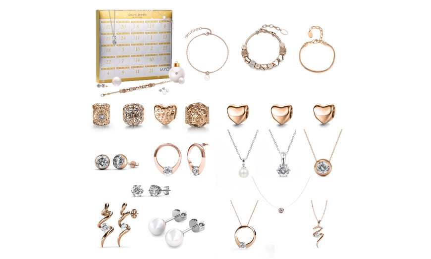 Image 2: One or Two 24-Piece Jewellery Advent Calendars